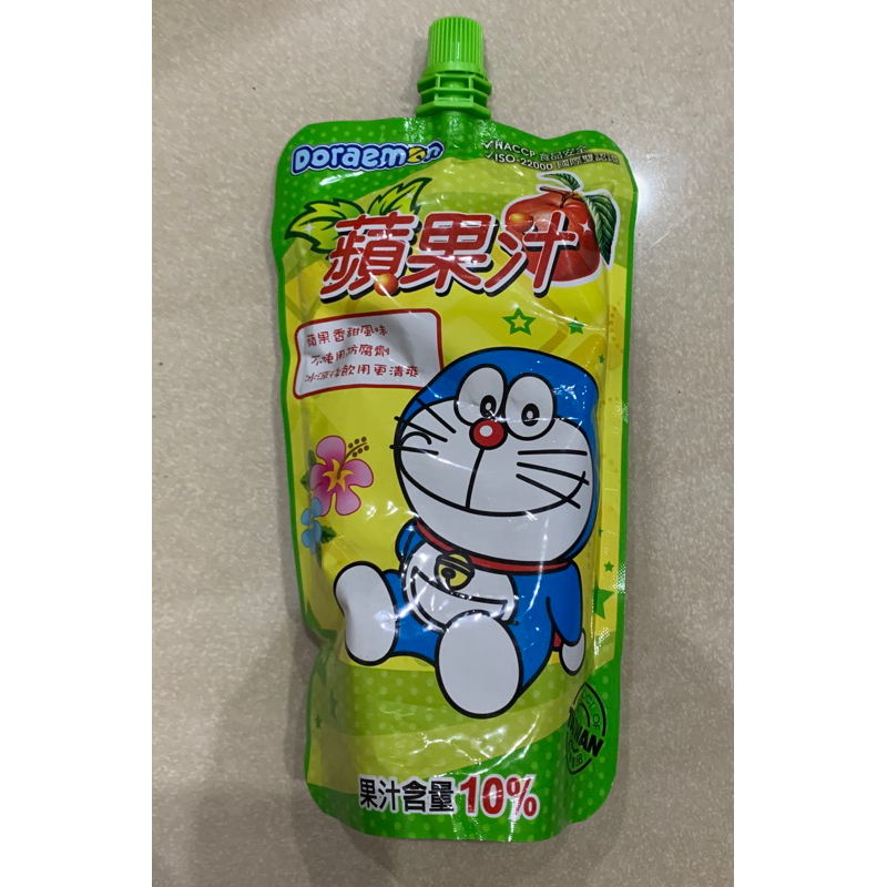 （即期特價）哆啦A夢倍力蘋果汁 300ml