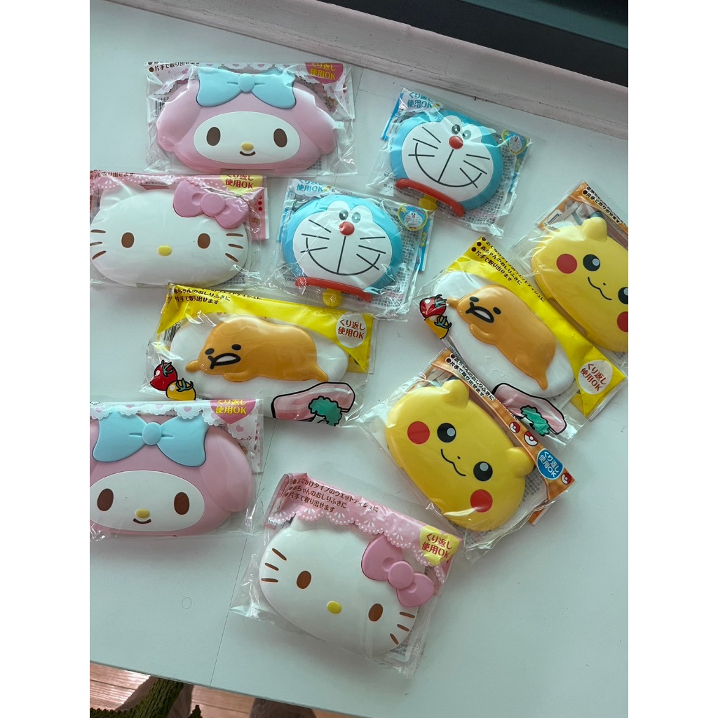 日本 濕紙巾蓋 (Kitty、美樂蒂、Pokemon、蛋黃哥、哆啦A夢)