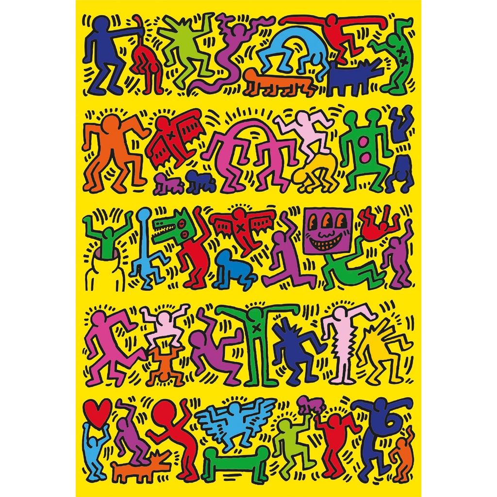 Clementoni  Keith Haring 普普藝術A  1000片  拼圖總動員  義大利進口