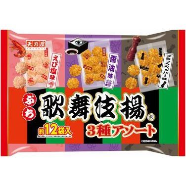 【天乃屋】日本零食 AMANOYA 天乃屋歌舞伎揚三味米果(156g)