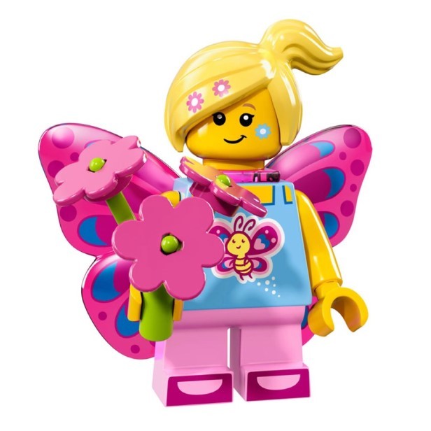 🔮正版開發票【歡樂堡】7號 蝴蝶女孩 LEGO 71018 人偶包 樂高 第17代人偶包