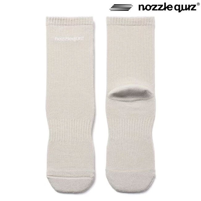 NOZZLE QUIZ 後研 AI-BSSX02YY ESSENTIAL 休閒襪 / 低筒襪 (牙黃色) 化學原宿