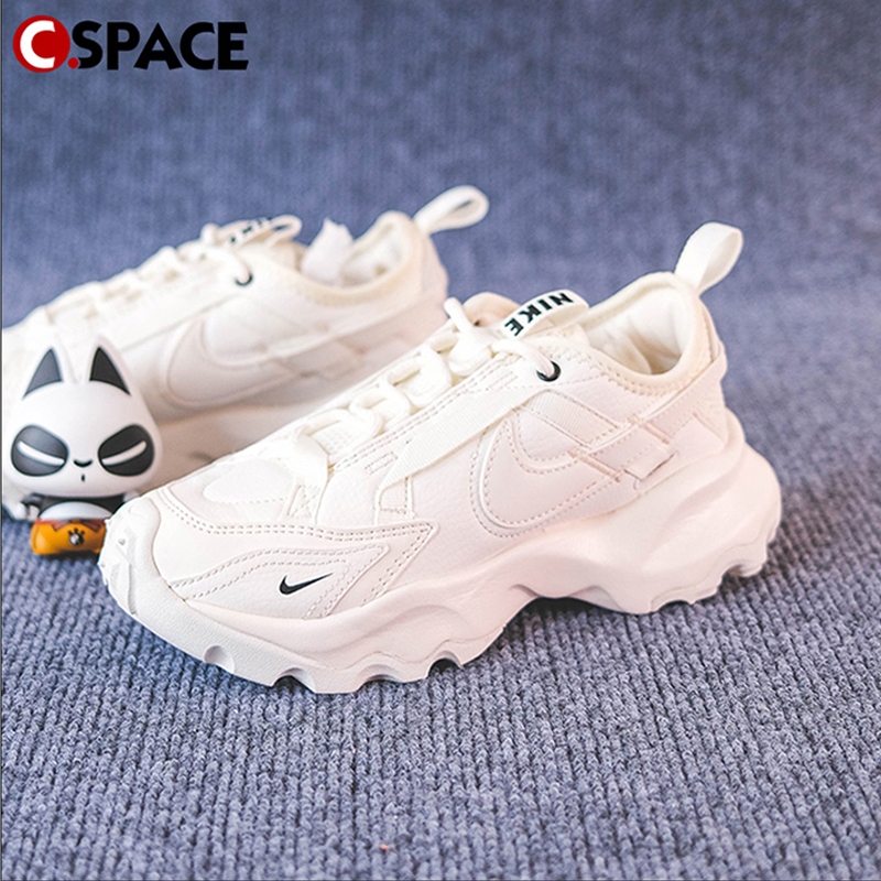 C.SPACE Nike TC 7900 Sail 奶油白 米白 老爹鞋 女鞋 厚底 增高 休閒鞋 DD9682-100