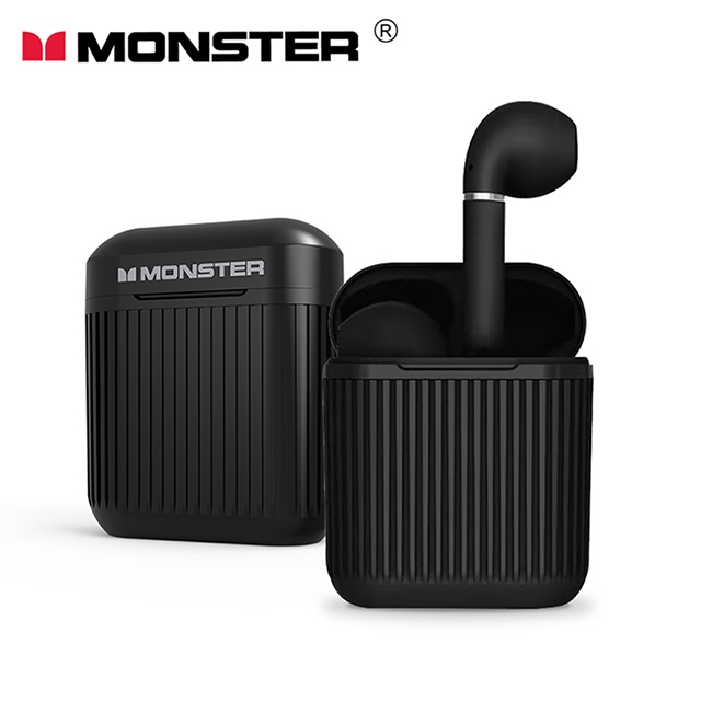 ❇️最後一件❇️MONSTER 魔聲 Clarity 105 AirLinks 藍牙5.0無線耳機-黑色 原價1990元