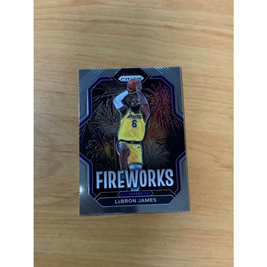 Lebron James Prizm Fireworks NBA 球員卡 湖人 詹姆士 LBJ 卡片