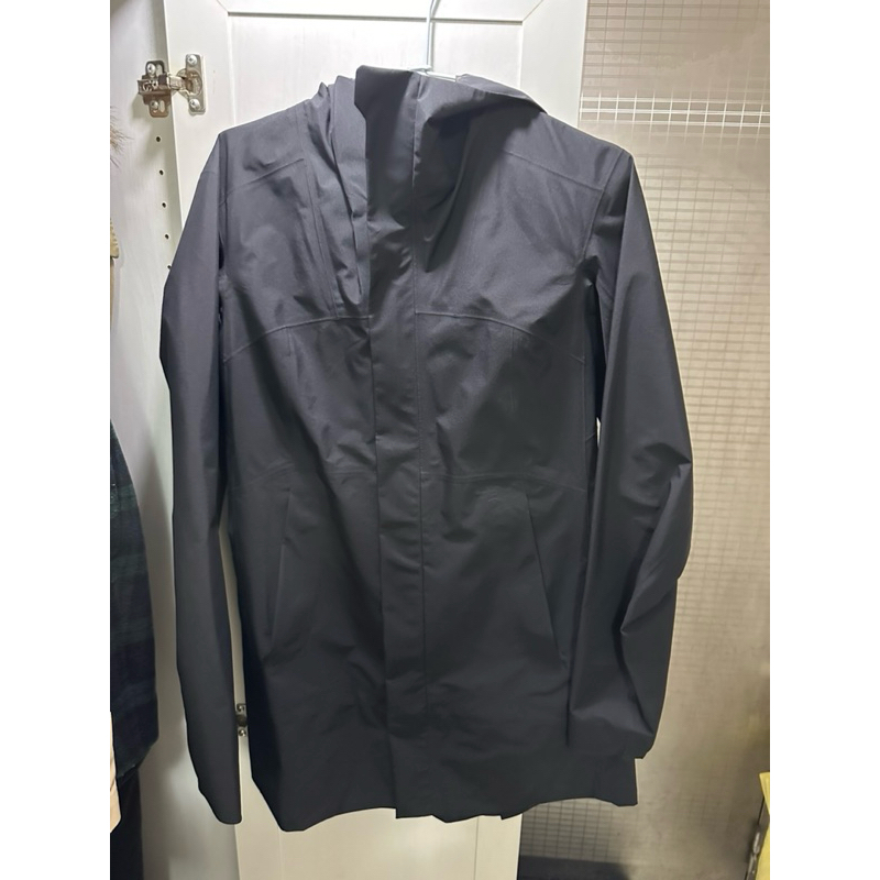 arcteryx 始祖鳥 防風外套 防潑水 gore tex s號 黑色