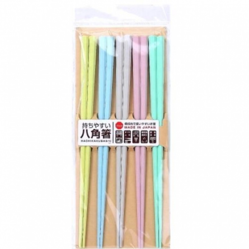 現貨不必等 【NaNa正版專賣】日本製 SUNLIFE 馬卡龍耐熱八角筷
