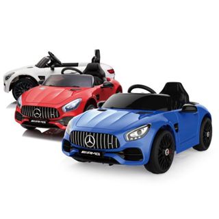 板橋【uni-baby】親親 原廠授權 賓士 AMG GT 雙驅動兒童電動車 (RT-2588 白紅藍三色)