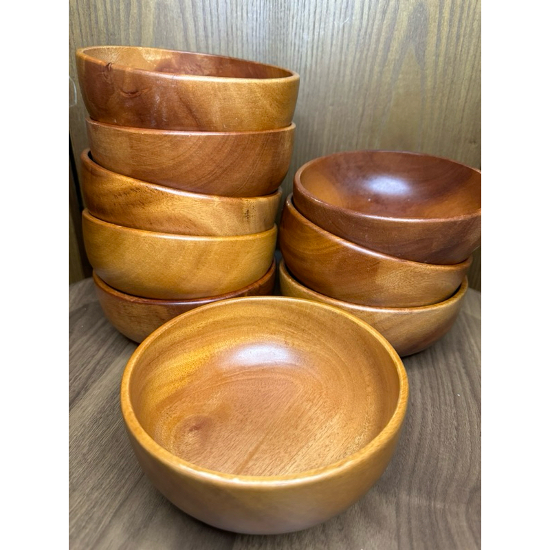 只用過1個月 木碗 K3180L 品木屋 原木飯碗 大 天然原木碗 木質碗