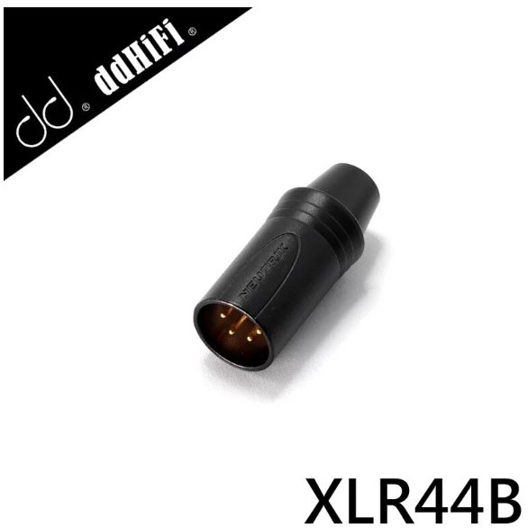 【FiiO台灣代理】ddHiFi XLR44B 4.4mm平衡(母)轉XLR 4pin(公)轉接頭