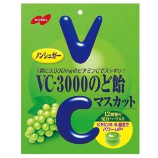 (預購)⭐⭐日本原裝⭐⭐Nobel VC-3000潤喉糖玫瑰香/90g