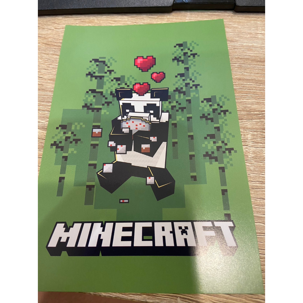 正版MINECRAFT明信片 正版MINECRAFT MINECRAFT MINECRAFT周邊 當個創世神