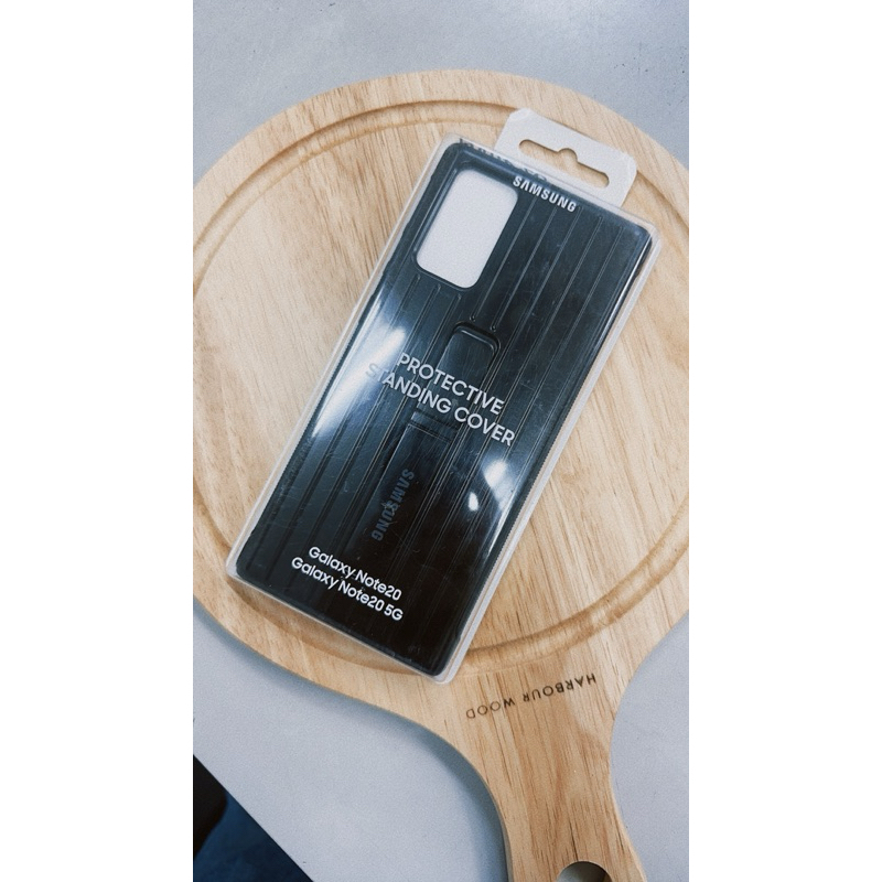 全新商品-原廠Samsung Note20原廠立架式保護皮套黑色