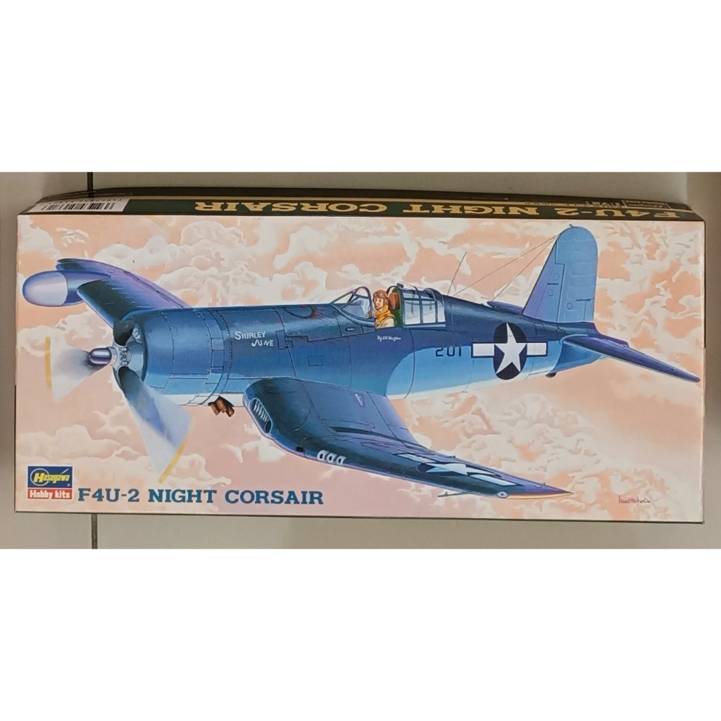 【 Hasegawa 1/72 美國陸軍 F4U-2 戰鬥機 】模型 / 軍用機 / 武器