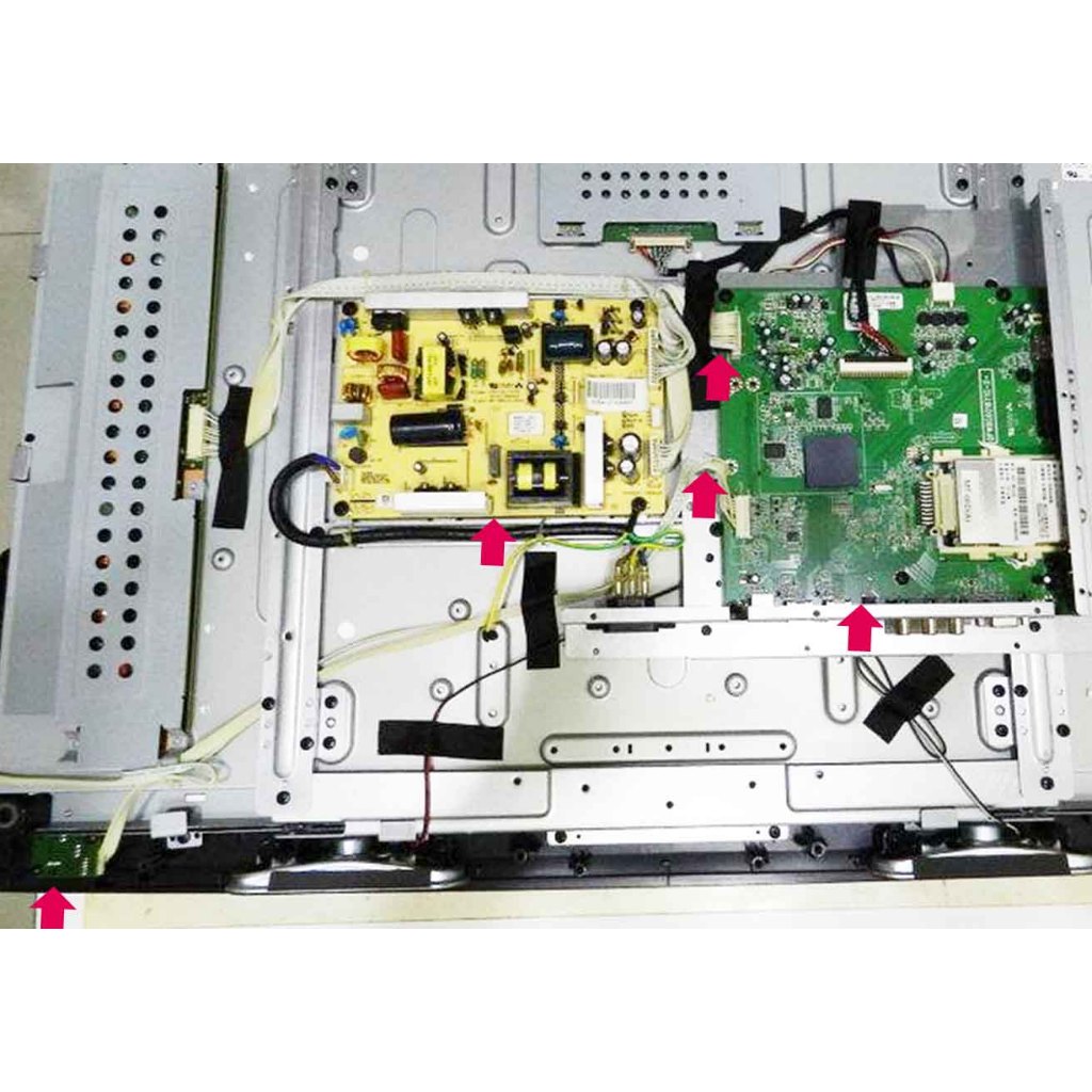 [維修] SAMPO 聲寶 LM-32SA08D LED 液晶電視 不過電/不開機 故障機板 維修服務