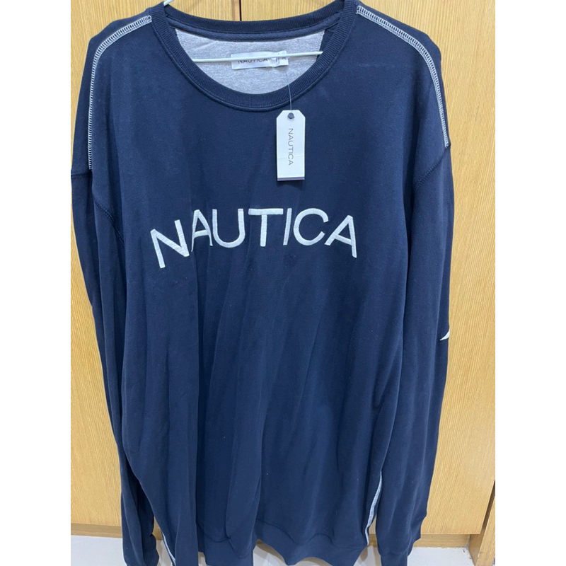 Nautica全新男大大學T~大尺碼～3XL