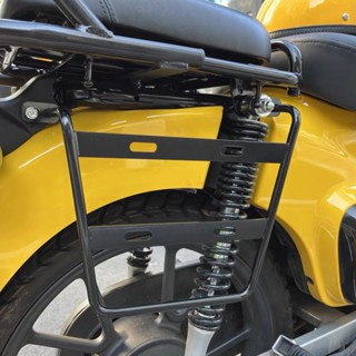 CUB110馬鞍包支架組 適用於 本田 Cross Cub 110改裝防水側包 CC110 篷布馬鞍包 CUB110綠色