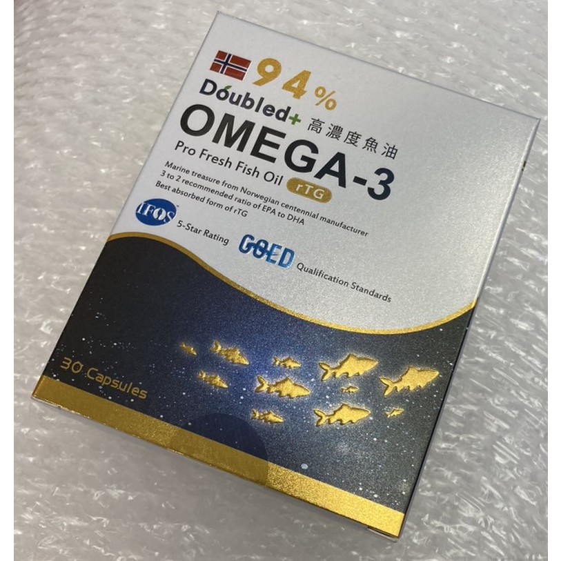 ⭐正品⭐ 倍鮮Omega-3 30粒 高濃度魚油 高濃度魚油 EPA DHA 挪威原料 健康食品 營養輔助