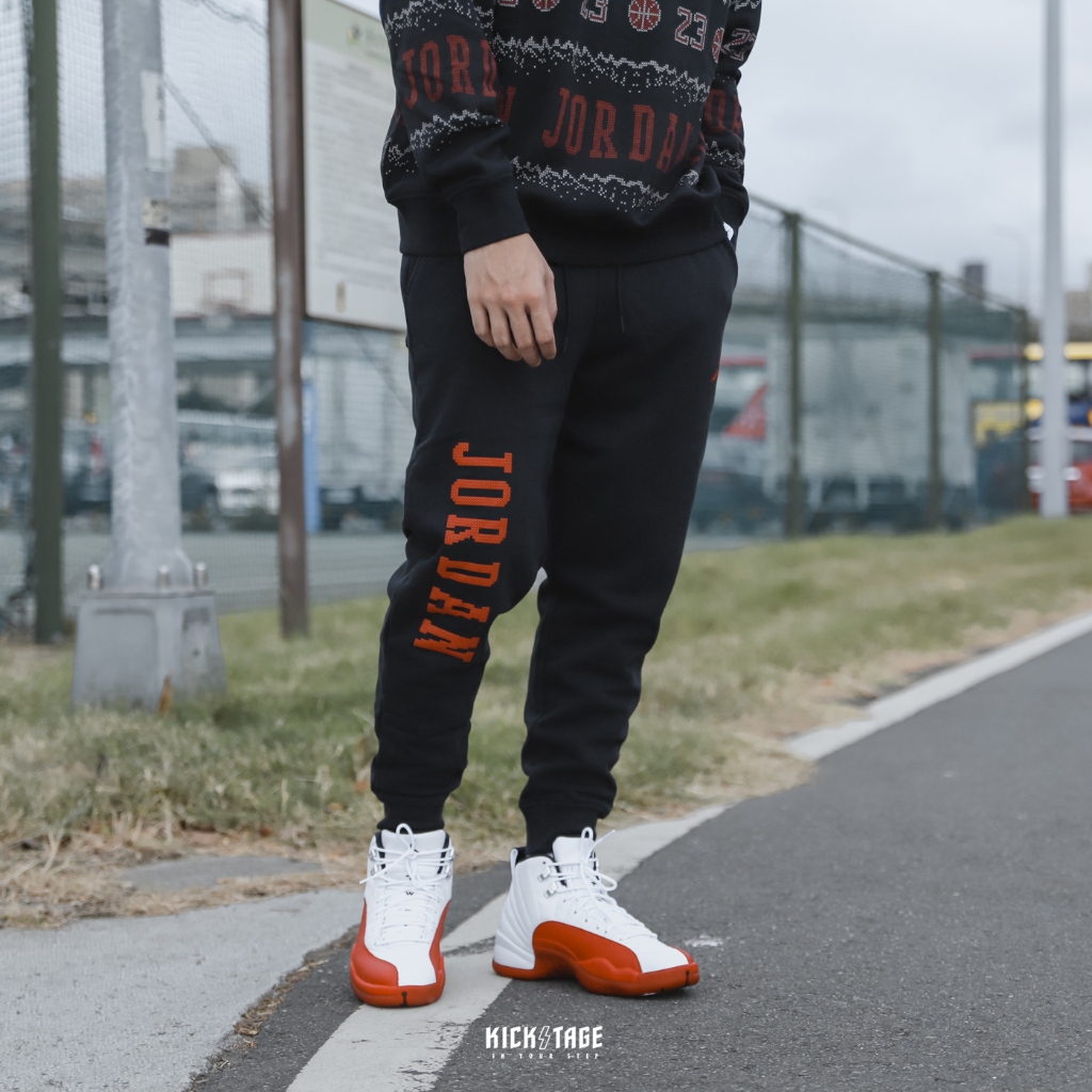 NIKE JORDAN ESSENTIALS HOLIDAY PANT 黑色 縮口 棉褲 長褲【FD7468-010】