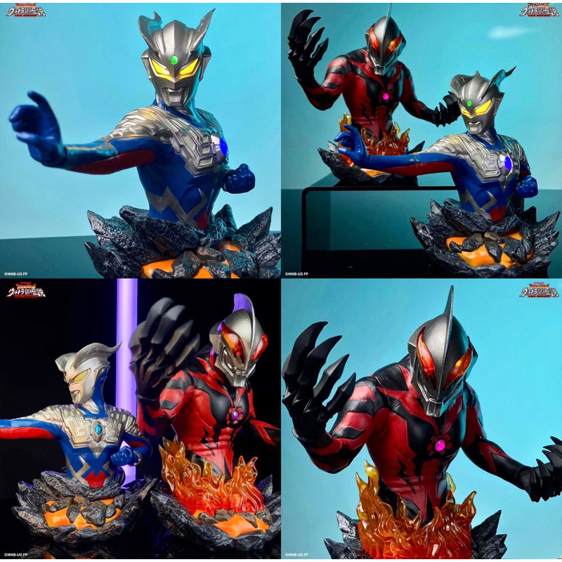 頑聚同樂會 野獸國  BUST008 009 超人力霸王系列 超人力霸王 傑洛 貝利亞 奧特曼 鹹蛋超人 生日禮物 正版