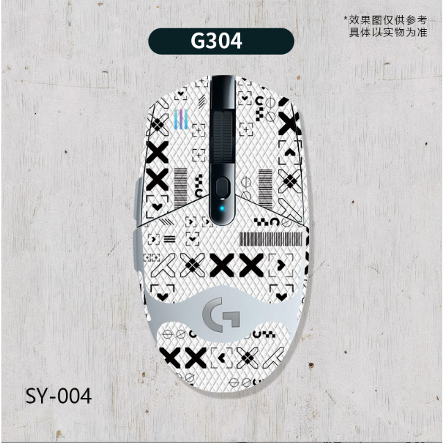 [台中現貨]羅技 滑鼠 G304 G102 通用 防滑貼 防汗貼 蜥蜴皮材質 全包含掌心貼手感佳 美觀耐用SY-004
