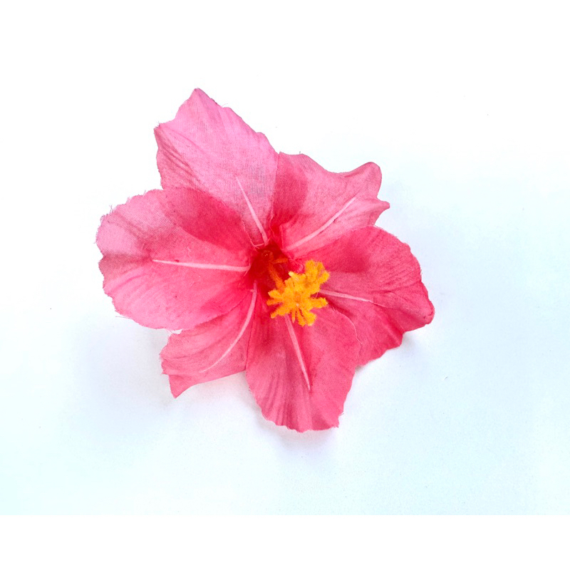 單朵大扶桑花髮飾（蜜桃粉紅）髮夾 Single Hibiscus Clip 夏威夷進口 全新
