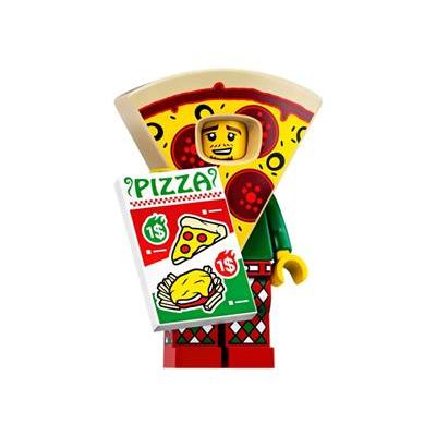 【樂狗】LEGO 71025-10 披薩人 第19代人偶包抽抽樂  (二手/配件齊全/有說明書/無包裝袋)