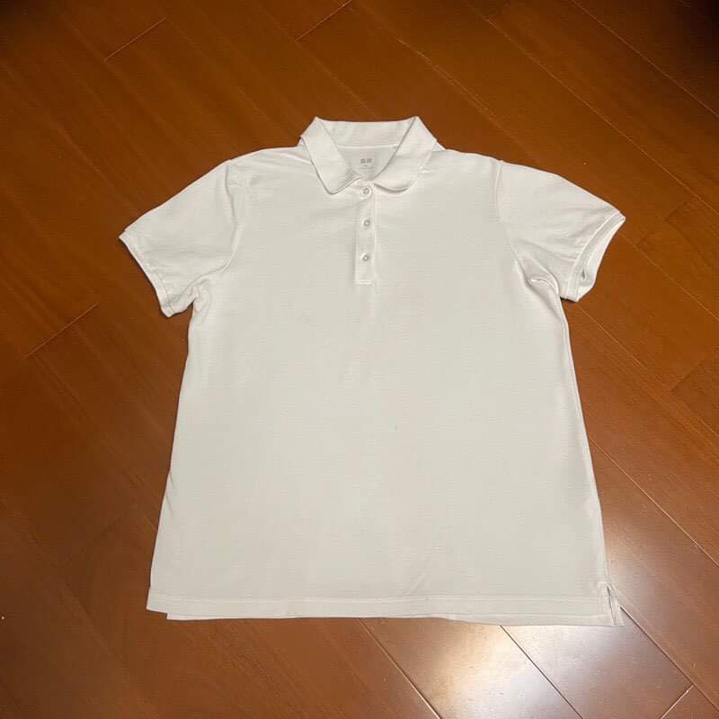 (Size XXL版偏小) 優衣庫 UNIQLO 全白短袖polo衫 （G4)