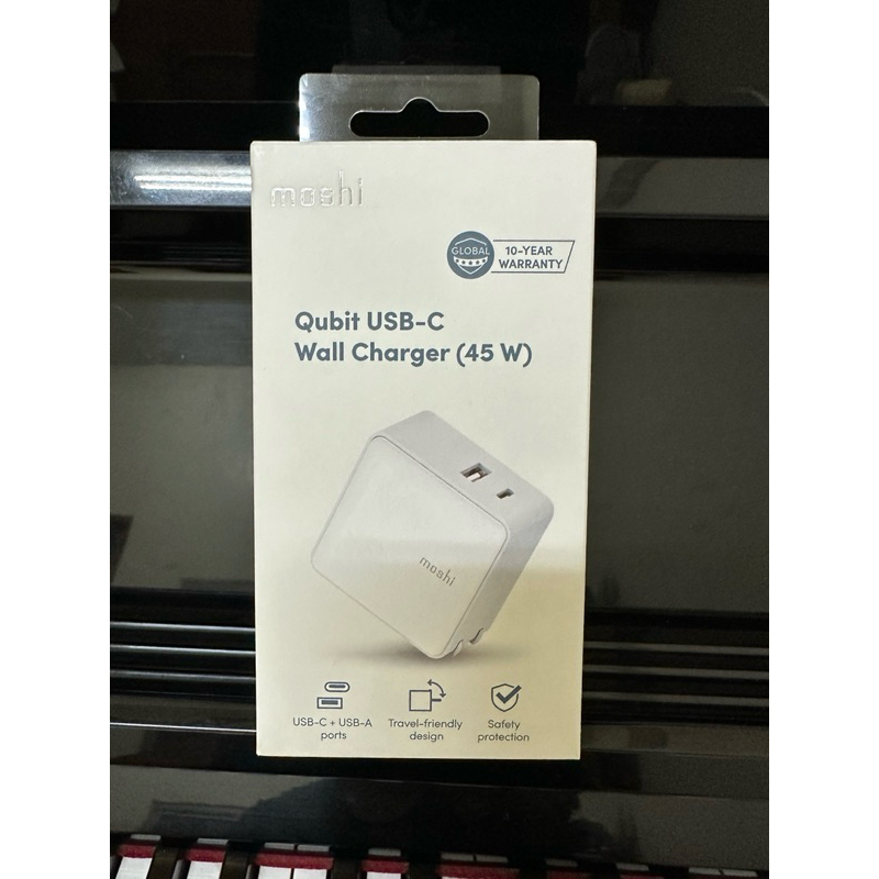Moshi Qubit 45W 迷你 USB-C 充電器 (PD 快充)