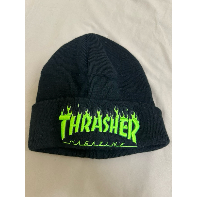 THRASHER 刺繡毛帽