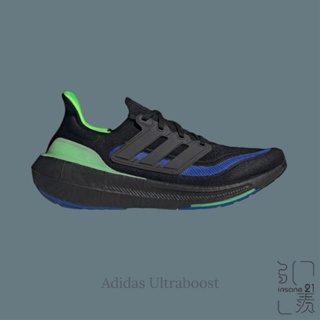 ADIDAS ULTRABOOST LIGHT 緩震 黑綠 男 慢跑鞋 IF2414【Insane-21】