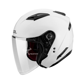【SOL】安全帽 SO-7E SO7E 白 素色 可加防護下巴 加長型鏡片 半罩 3/4罩 通勤｜ 耀瑪騎士