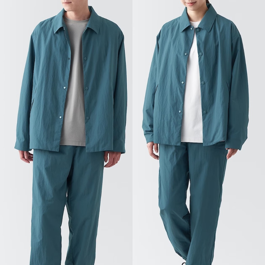 日本無印良品MUJI Walker／男裝撥水加工防風外套（日本境內販售）ＸＳ－ＸＸＬ
