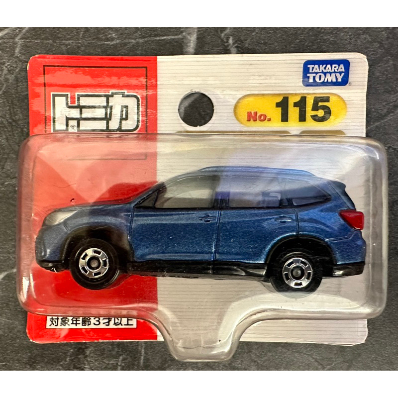 TOMICA 多美 No.115 115 SUBARU FORESTER 森林人 吊卡 模型 模型車