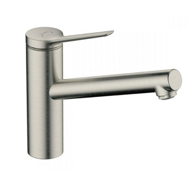 hansgrohe 74802800 Zesis M33 不鏽鋼毛絲面 單槍龍頭 氣泡式出水-康廚