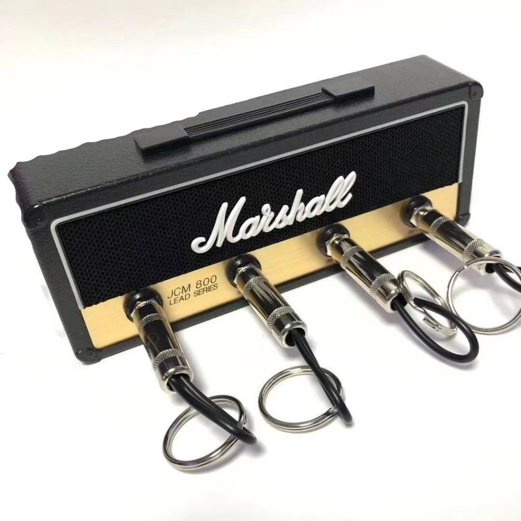 馬歇爾 marshall JCM800 音箱插座 二代鑰匙扣 經典吉他音響造型鑰匙扣 鑰匙圈Fender 交換禮物聖誕禮