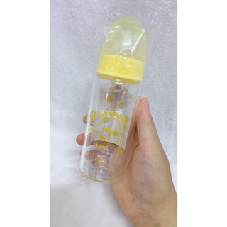 (全新) 黃色小鴨 標準口徑玻璃奶瓶140ml