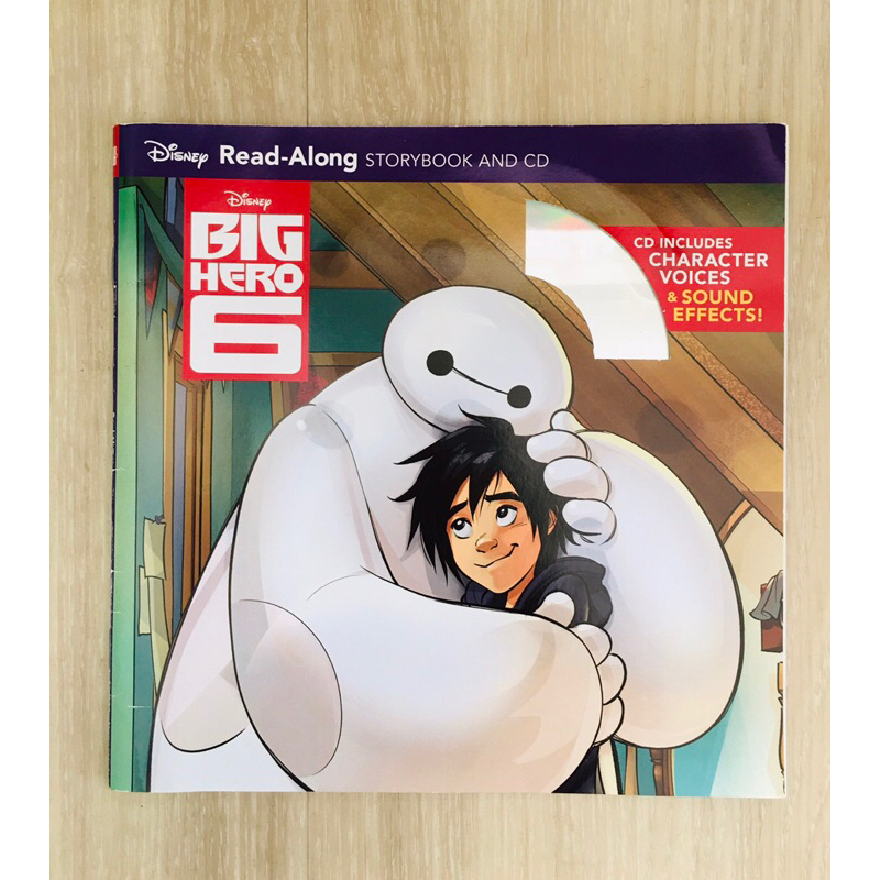 *天空城*迪士尼Read-Along大英雄天團 Big Hero 6 英文（附全新CD）有聲書