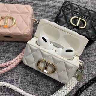 潮牌 皮質1/2代耳機包 AirPods1/2/3耳機殼 AirPods Pro2耳機殼 蘋果2/3//4代Pro耳機殼