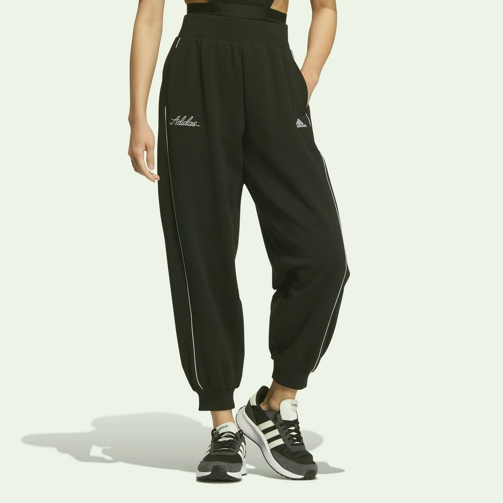 Adidas RCO KN PT 長褲 亞洲版 運動 訓練 休閒 棉質 寬鬆 舒適 黑色 IP7091【X-YI】