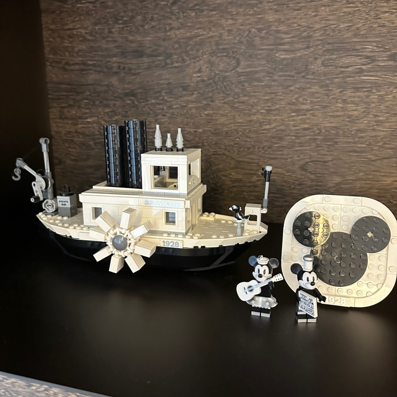 樂高LEGO 21317 Steamboat Willie 蒸汽船威利號米奇米妮 二手