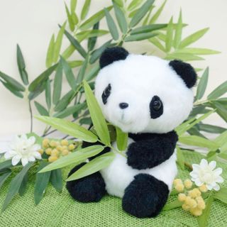 ★刺蝟秘密基地★ 日本 Sun Arrow Potte 貓熊 大熊貓 熊貓 熊熊 panda 公仔 玩偶 娃娃 絨毛娃娃