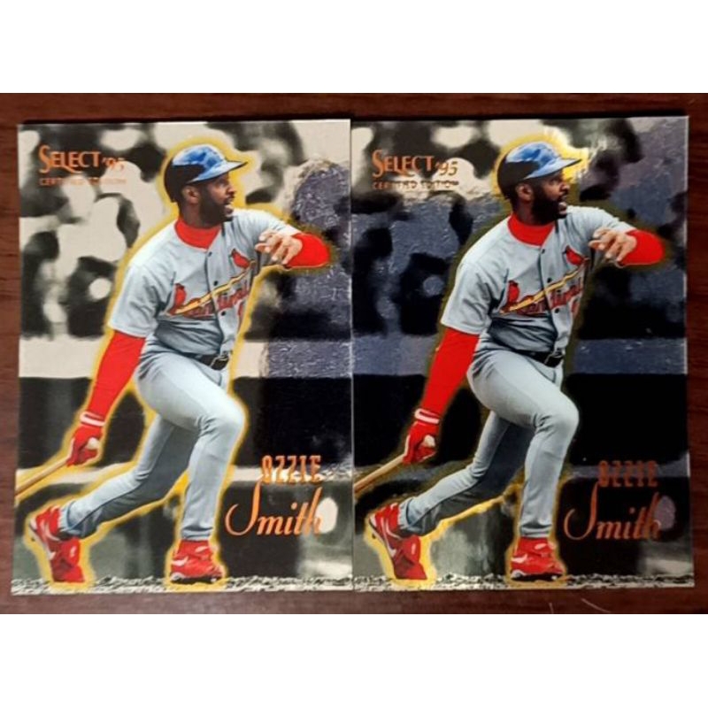 MLB 1995 年精選認證版 Ozzie Smith #55 兩張