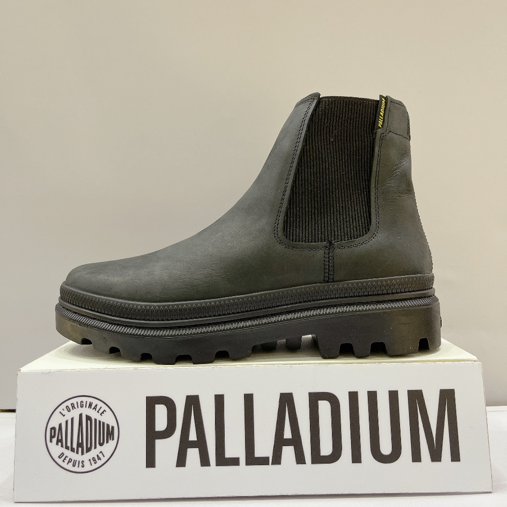 PALLADIUM  PALLATROOPER CHELSEA 男生 黑色 皮革 切爾西靴 休閒靴 08915-001