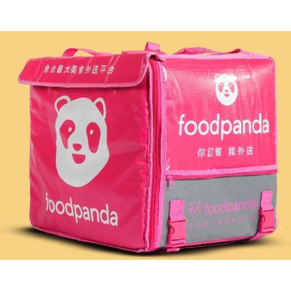全新 熊貓 2024舊款大箱 保溫箱 Foodpanda   後掀保溫箱（磁吸版本）全新  尺寸：49x42x45
