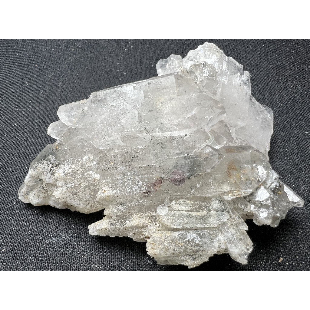 巴西 天然水晶 白水晶簇 白水晶 綠幽靈 原礦 No.56