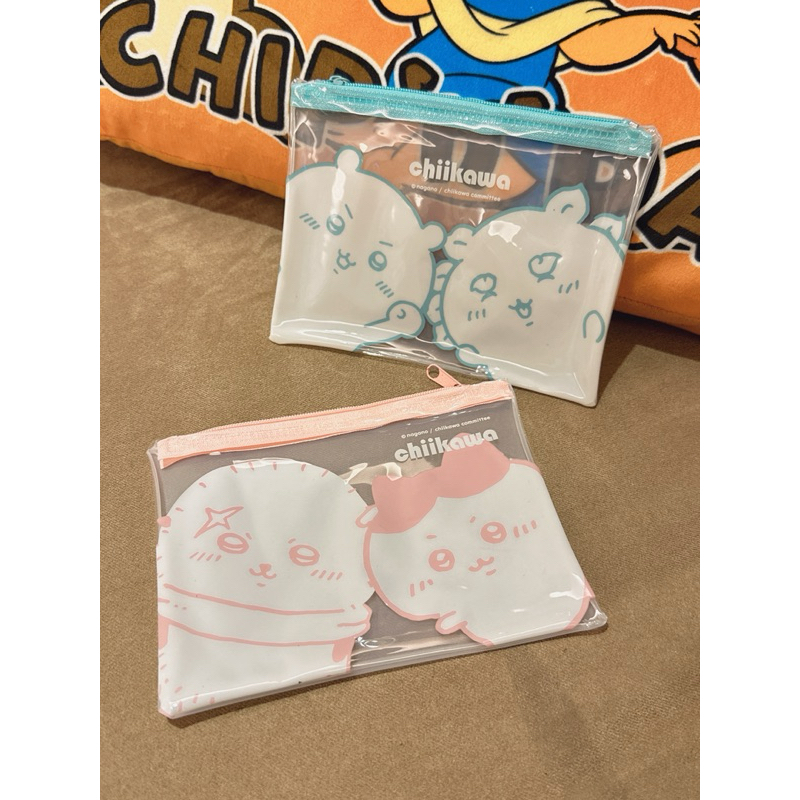 5Q 日本🇯🇵 可愛 吉伊卡哇 Chiikawa 透明 收納包 零錢包 票據包