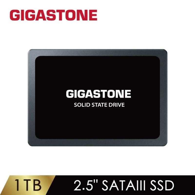 Gigastone 立達 SSD 1TB SATA III 2.5吋固態硬碟，TLC製程(最高讀520MB，寫480MB