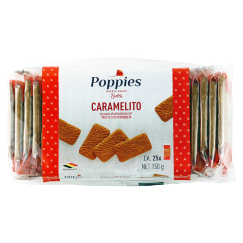 【聖寶】帕皮思 Poppies 比利時焦糖脆餅(小盒) - 6gx25入/包