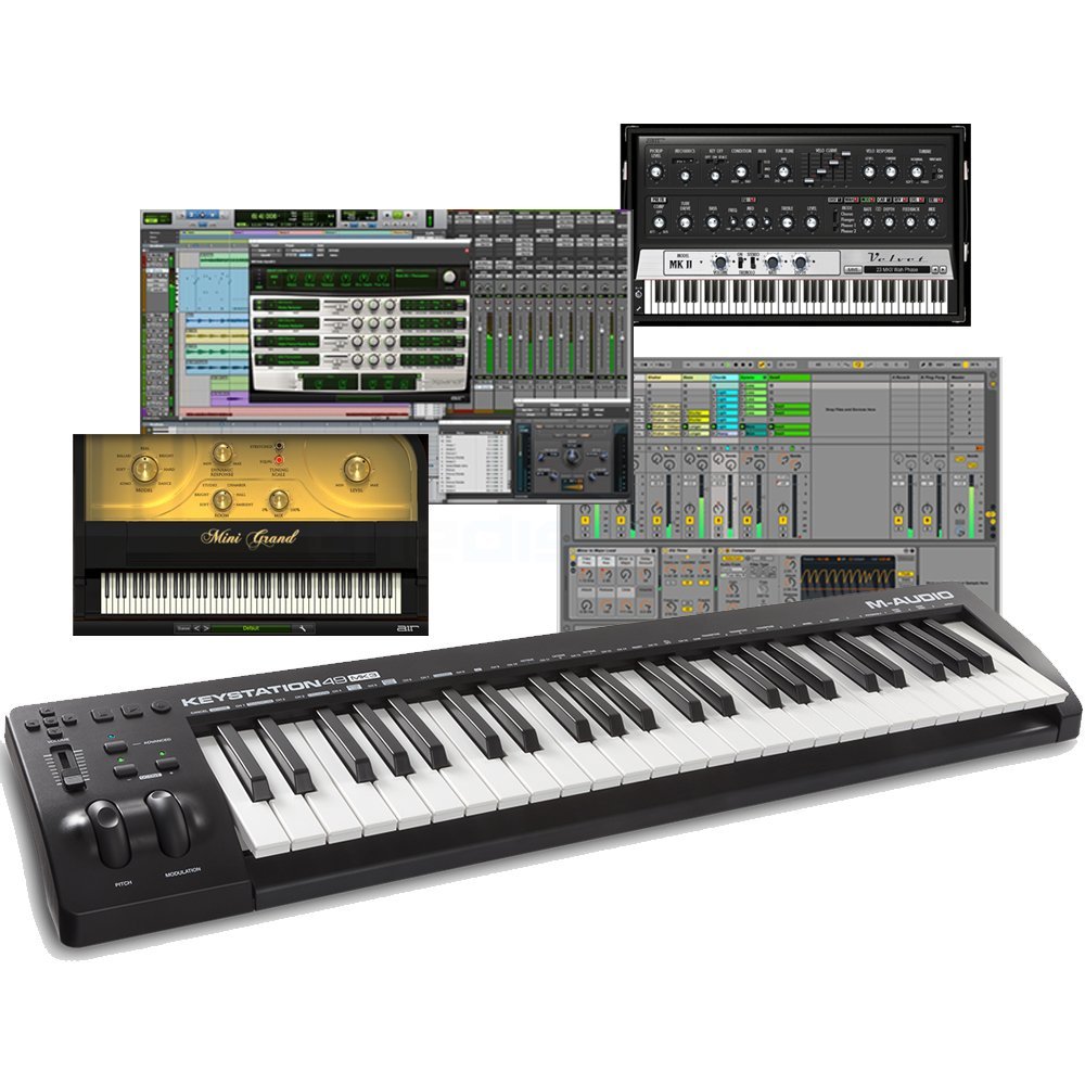 造韻樂器音響- JU-MUSIC - 全新 M-AUDIO Keystation 49 MK3 MIDI 主控鍵盤 3代